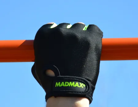 Рукавички для фітнесу MadMax MFG-251 Rainbow Green S