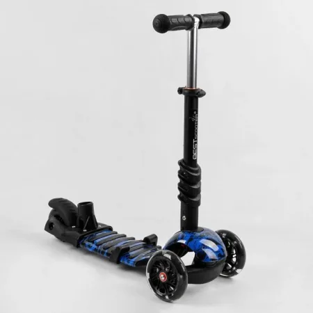 Самокат 5в1 Best Scooter - чорний/Синій