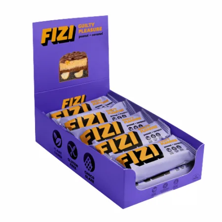 FIZI Chocolate Bar - 10x45 г арахіс карамель