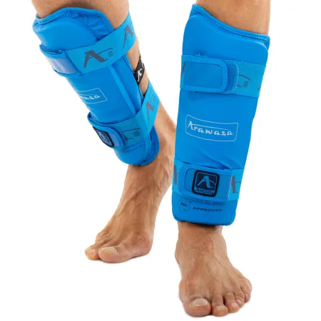 Захист гомілки та стопи для карате Araza BL Replica синій - M