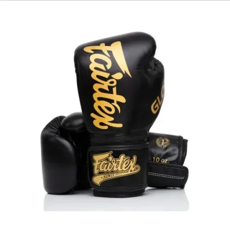 Боксерські рукавиці Fairtex BGVG1 Black 16 унцій (бинти в комплекті)