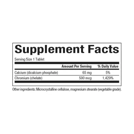 Chromium GTF Chelate 500 мкг - 90 таблеток