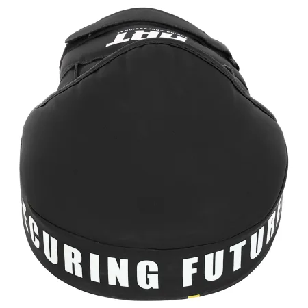 Лапа Вигнута для боксу та єдиноборств HARD TOUCH 19x5x25 см 2 шт - 23 см - Чорний, Жовтий