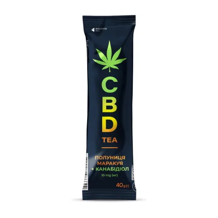 Yogoda CBD Tea 40 г полуниця-маракуя + канабінол універсальний