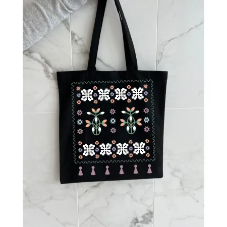 Екошопер BookOpt BK4095 українські мотиви, чорний