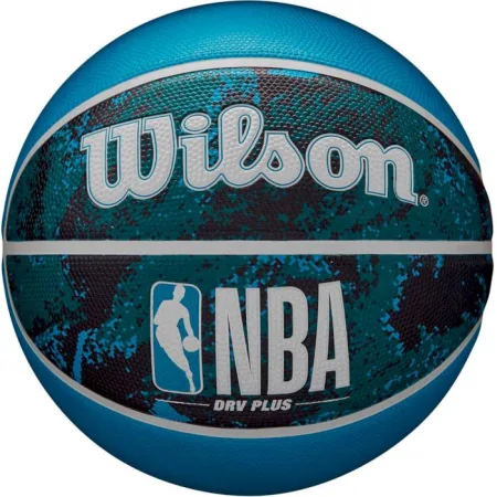 М'яч баскетбольний Wilson NBA DRV PLUS VIBE BSKT Black/Blue size 5 WZ3012602XB5 (оригінал)
