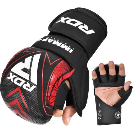 Рукавиці для ММА (греплінгові рукавички) RDX схвалено IMMAF XL Red