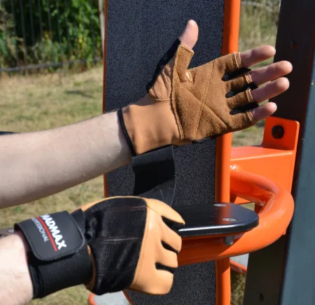 Рукавички для фітнесу MadMax MFG-269 Professional Brown S