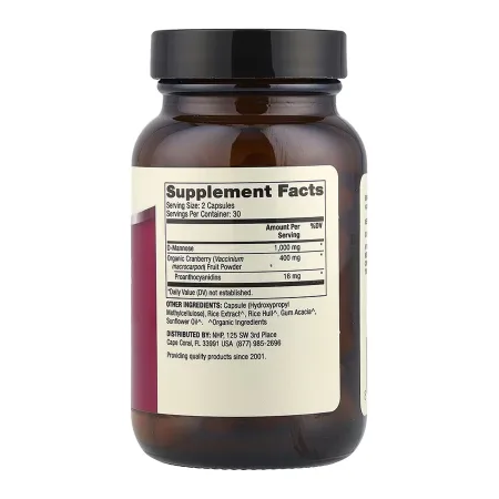 D-Mannose and Cranberry Extract 60 капсул (до 10.26)