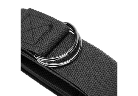 Ремінь для йоги PowerPlay PP_4409 183*3,8 см. чорний