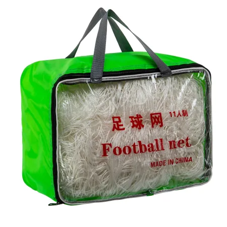 Сітка на ворота футбольні в комплекті з 2 штук 7,32х2,44х1,5м 2 шт білий