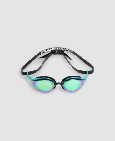 Плавальні окуляри Arena COBRA EDGE SWIPE MIRROR смарагдові, унісекс OSFM (Оригінал)