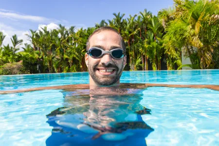 Окуляри для плавання Bestway 14+ 21051 Зелений