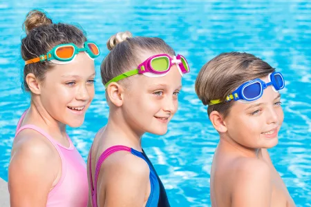 Окуляри для плавання Bestway 7+ 21003 Жовтий-синій