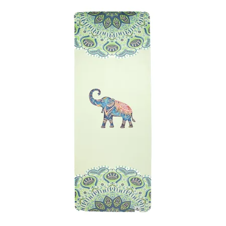 Килимок для йоги каучуковий замшевий Sport 183 см 68 см 4 см Elephant