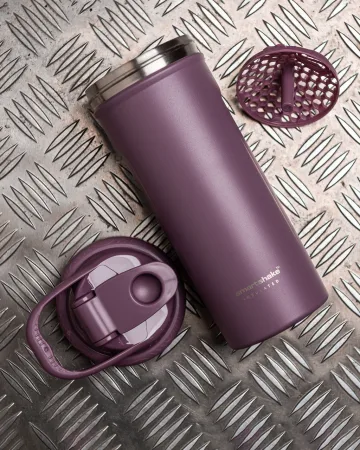 Шейкер спортивний SmartShake металевий Insulated Steel - 750 мл Сливовий
