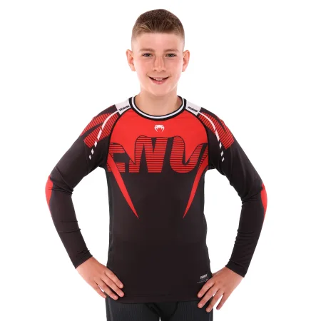 Костюм компресійний дитячий рашгард лонгслів штани та шорти VNM UFC FIGHT WEEK 2XS-L, чорний-червоний 9539B-9639B-V5030 L
