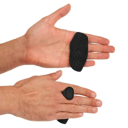 Накладки на долоні грипси Gym Grips силіконові 2 шт чорний