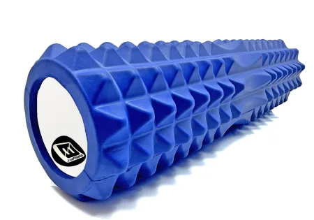 Масажний ролик EasyFit Grid Roller 45 см v.2,2 синій