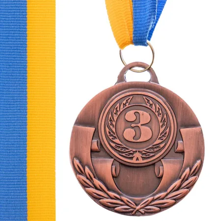 Медалі зі стрічкою 3 місце 5 см